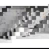 Mexen Lunar uși de duș batante dreapta 125 cm, transparent, nichel periat - 834S-125-050-97-00-P