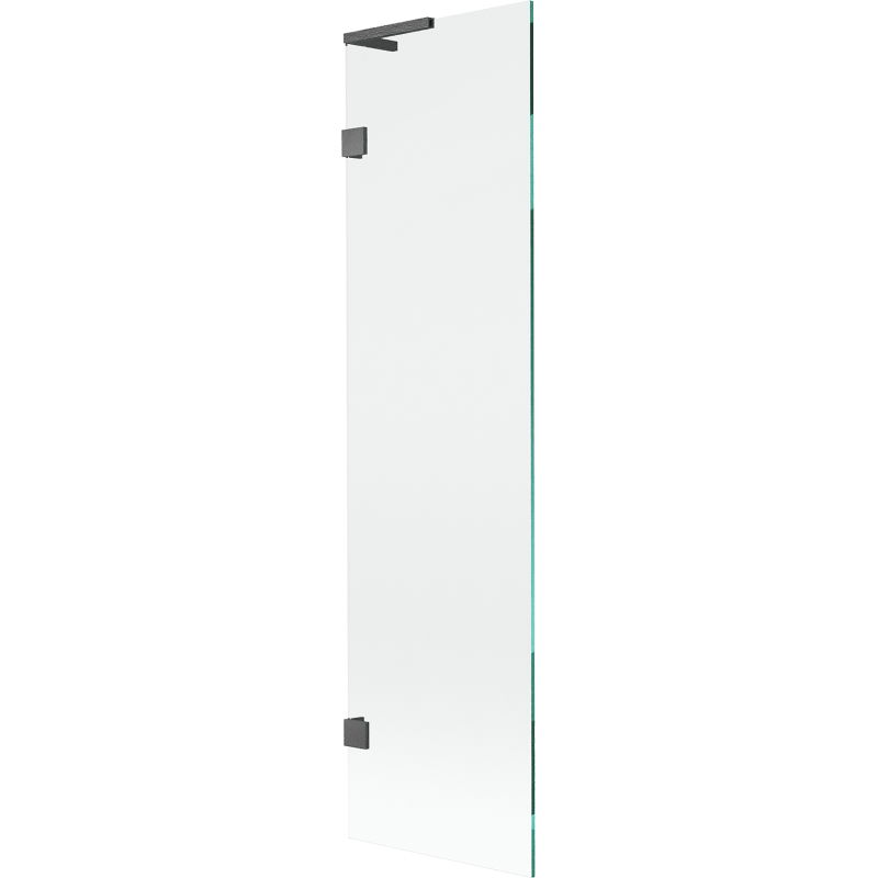 Mexen Lunar L fürdőkád paraván, 1-szárnyú, 50 x 150 cm, átlátszó, gun gray kefélt - 897L-050-000-66-00