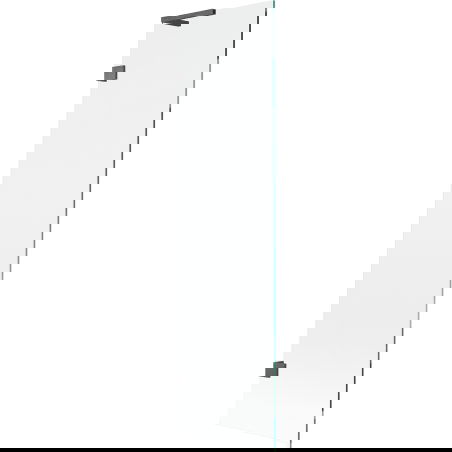 Mexen Lunar L fürdőkád paraván, 1-szárnyú 50 x 150 cm, áttetsző, szálcsiszolt pisztolyszürke - 897L-050-000-66-00