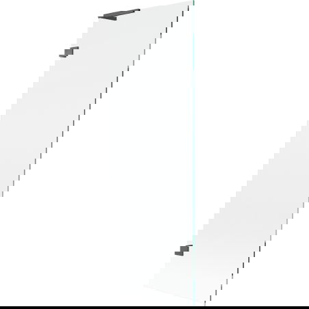 Mexen Lunar L paravan de cadă cu 1 canat 60 x 150 cm, transparent, gri pistol periat - 897L-060-000-66-00
