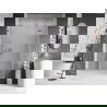 Mexen Lunar ușă de duș batantă dreapta 145 cm, transparent, nichel periat - 834S-145-050-97-00-P