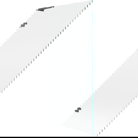 Mexen Lunar L paravan de baie cu 1 canat 80 x 150 cm, transparent, gri-închis periat - 897L-080-000-66-00