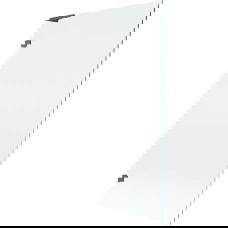 Mexen Lunar L paravan cadă 1-canat 100 x 150 cm, transparent, gri armat periat - 897L-100-000-66-00