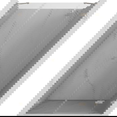 Mexen Lunar ușă de duș pivotantă dreaptă 155 cm, transparent, nichel periat - 834S-155-050-97-00-P