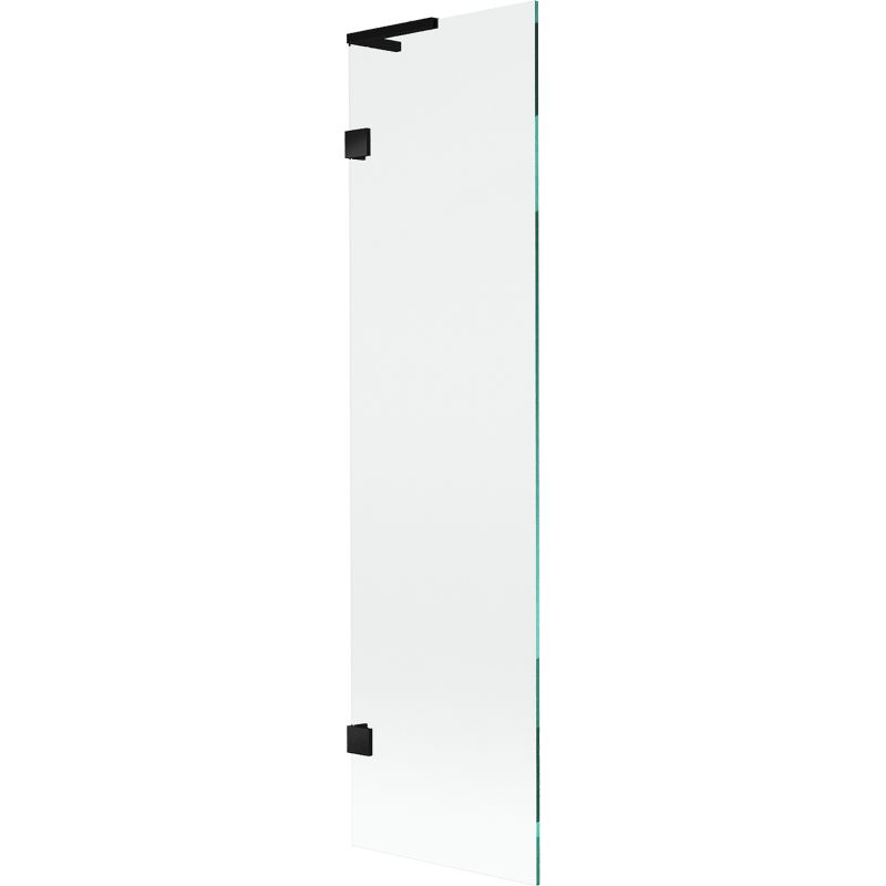 Mexen Lunar L fürdőkádparaván, 1-szárnyú, 50 x 150 cm, átlátszó, fekete - 897L-050-000-70-00