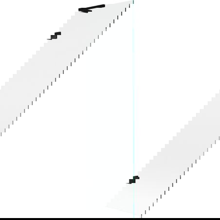 Mexen Lunar L fürdőkádparaván, 1-szárnyú, 50 x 150 cm, átlátszó, fekete - 897L-050-000-70-00