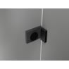 Paravan cadă Mexen Lunar L cu 1 aripă 70 x 150 cm, transparent, negru - 897L-070-000-70-00