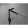 Paravan cadă Mexen Lunar L cu 1 aripă 70 x 150 cm, transparent, negru - 897L-070-000-70-00