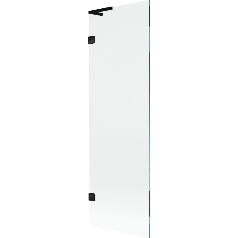 Mexen Lunar L 1-szárnyas fürdőkádfal 60 x 150 cm, átlátszó, fekete - 897L-060-000-70-00