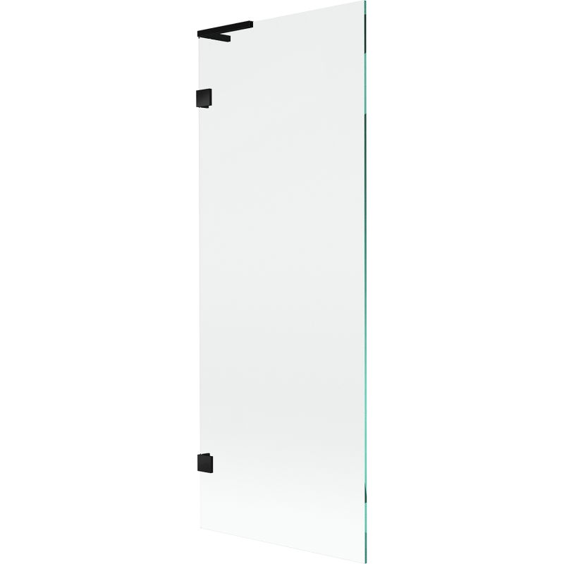 Mexen Lunar L egy szárnyú fürdőkád paraván 70 x 150 cm, átlátszó, fekete - 897L-070-000-70-00