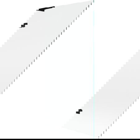 Mexen Lunar L paravan de cadă cu un panou, 80 x 150 cm, transparent, negru - 897L-080-000-70-00