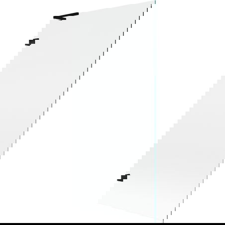 Mexen Lunar L fürdőkád paraván, 1-szárnyú, 90 x 150 cm, átlátszó, fekete - 897L-090-000-70-00