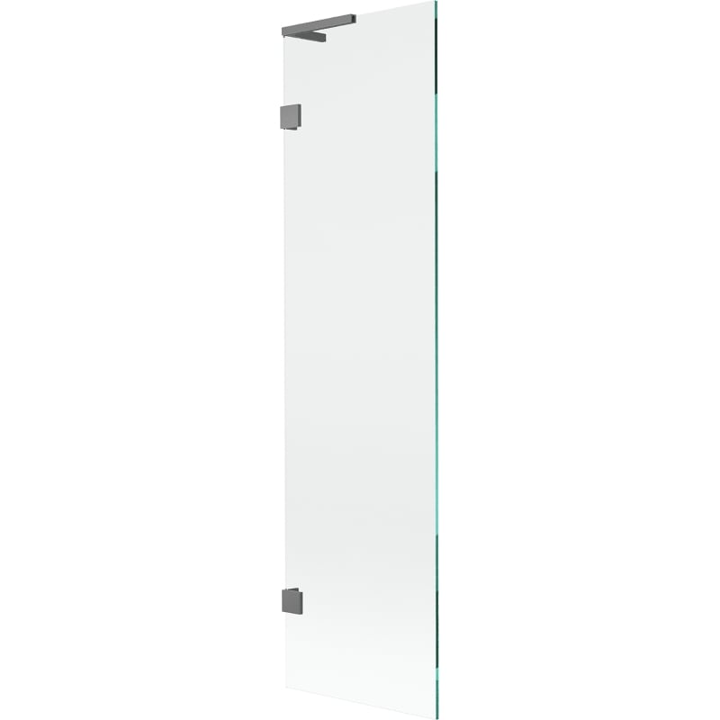 Mexen Lunar L egyajtós fürdőkád paraván 50 x 150 cm, átlátszó, gun metal - 897L-050-000-95-00