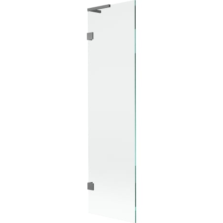 Mexen Lunar L egyajtós fürdőkád paraván 50 x 150 cm, átlátszó, gun metal - 897L-050-000-95-00