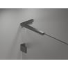 Mexen Lunar L paravan pentru cadă cu 1 canat 70 x 150 cm, transparent, gun metal - 897L-070-000-95-00