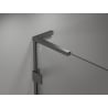 Mexen Lunar L paravan pentru cadă cu 1 canat 70 x 150 cm, transparent, gun metal - 897L-070-000-95-00