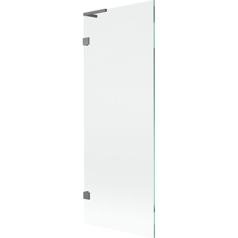 Mexen Lunar L 1-szárnyú kádparaván 70 x 150 cm, átlátszó, gun metal - 897L-070-000-95-00