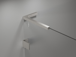 Mexen Lunar L paravan de cadă cu 1 canat 70 x 150 cm, transparent, nichel periat - 897L-070-000-97-00