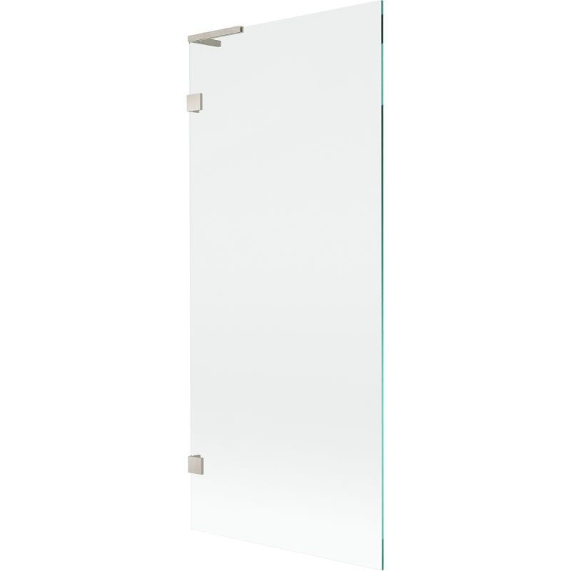 Mexen Lunar L paravan pentru cadă cu 1 panou de 80 x 150 cm, transparent, nichel periat - 897L-080-000-97-00