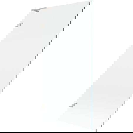 Mexen Lunar L kádparaván, 1 szárnyú, 90 x 150 cm, átlátszó, kefélt nikkel - 897L-090-000-97-00