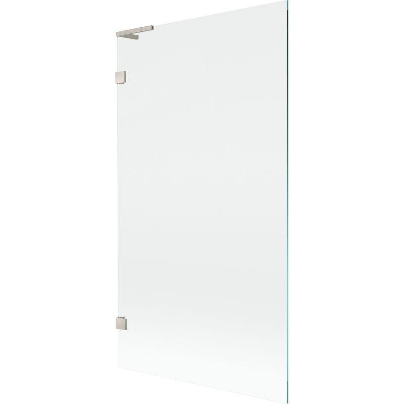 Mexen Lunar L paravan cadă, 1-canata, 100 x 150 cm, transparent, nichel periat - 897L-100-000-97-00