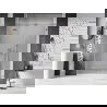 Mexen Lunar L ușă de duș pivotantă stânga 125 cm, transparentă, nichel periat - 834SL-125-050-97-00-L