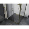 Mexen Apia 135 x 90 cm-es tolóajtós zuhanykabin, átlátszó, arany - 840-135-090-50-00