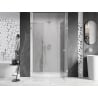 Mexen Lunar L uși de duș cu deschidere dreapta 150 cm, transparent, crom - 834SL-150-050-01-00-P