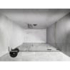 Mexen Lunar L ușă de duș pivotantă dreapta 155 cm, transparentă, crom - 834SL-155-050-01-00-P