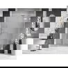 Mexen Lunar L uși de duș cu balamale dreapta 160 cm, transparent, alb - 834SL-160-050-20-00-P