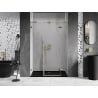 Mexen Lunar L ușă de duș pivotantă dreapta 155 cm, transparentă, aurie - 834SL-155-050-50-00-P