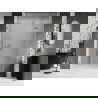 Mexen Lunar L ușile de duș batante dreapta 130 cm, transparent, auriu periat - 834SL-130-050-55-00-P