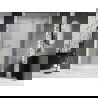 Mexen Lunar L ușă de duș batantă dreapta 155 cm, transparentă, auriu periat - 834SL-155-050-55-00-P