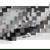 Mexen Lunar L uși de duș batante dreapta 145 cm, transparent, aur roz - 834SL-145-050-60-00-P