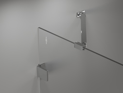 Mexen Lunar paravan de cadă cu 2 uși dreapta 100 x 150 cm, transparent, crom - 897-100-100-01-00-P