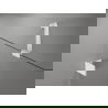 Paravan cadă Mexen Lunar cu 2 uși batante dreaptă 110 x 150 cm, transparent, alb - 897-110-100-20-00-P