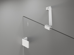 Mexen Lunar paravan de duș cu 2 panouri, dreapta 130 x 150 cm, transparent, alb - 897-130-100-20-00-P