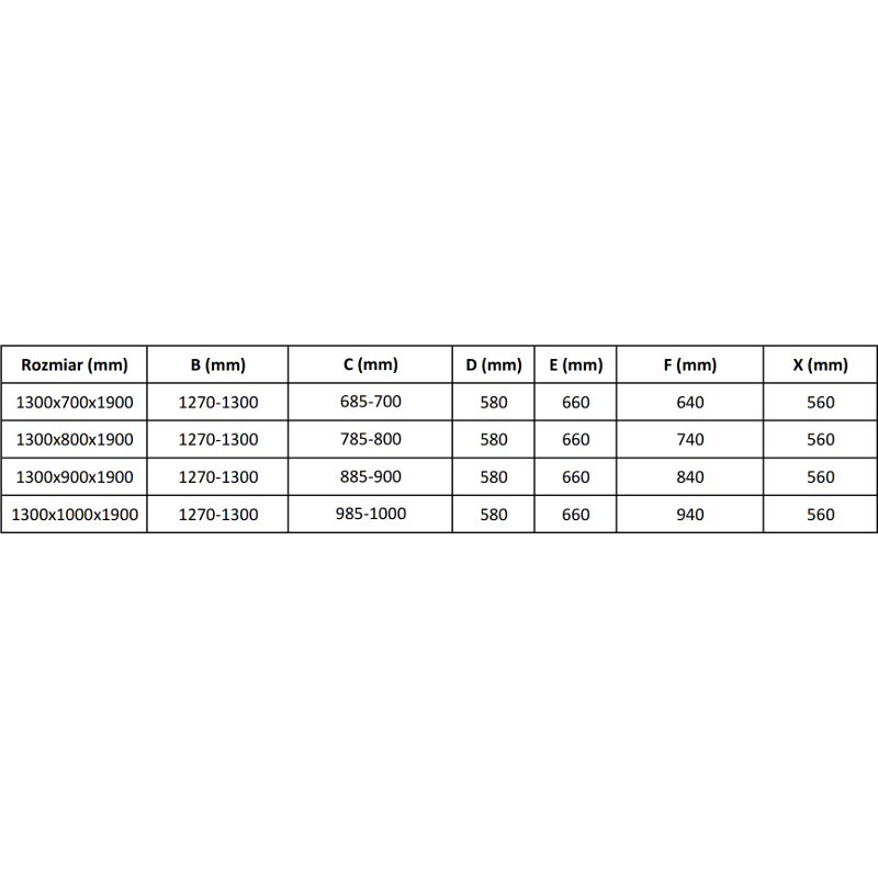 Mexen Apia tolóajtós zuhanykabin 130 x 100 cm, áttetsző, króm - 840-130-100-01-00