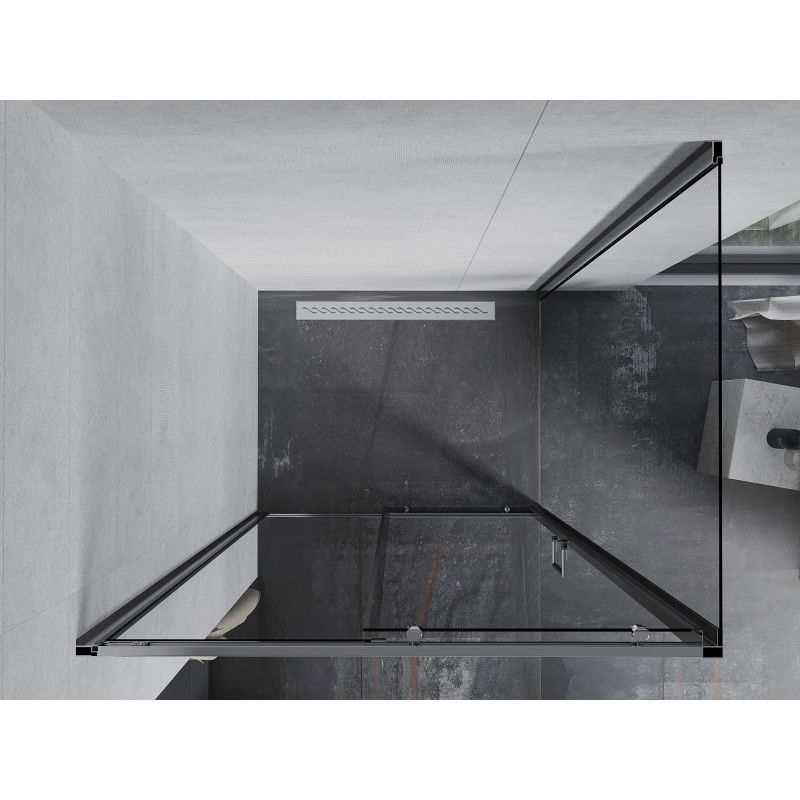 Mexen Apia cabină de duș glisantă 135 x 90 cm, transparent, crom - 840-135-090-01-00