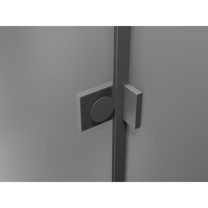 Mexen Lunar perete despărțitor pentru cadă cu 2 uși, dreapta 90 x 150 cm, transparent, metal armat - 897-090-100-95-00-P