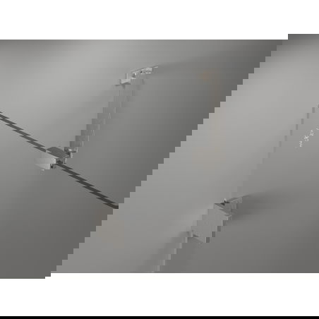 Paravan pentru cadă Mexen Lunar cu 2 uși dreapta 90 x 150 cm, transparent, nichel periat - 897-090-100-97-00-P
