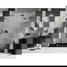 Mexen Lunar L uși de duș batante dreapta 140 cm, transparent, negre - 834SL-140-050-70-00-P