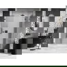 Mexen Lunar L uși de duș batante dreapta 140 cm, transparent, gun metal - 834SL-140-050-95-00-P