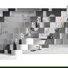 Ușa de duș Mexen Lunar L cu deschidere dreaptă 140 cm, transparent, nichel periat - 834SL-140-050-97-00-P