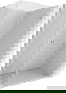 Mexen Lunar-B L cabină de duș cu ușă batantă dreapta 85 x 80 cm, transparentă, crom - 832L-085-080-01-00-P