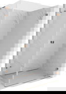 Mexen Lunar-B L cabină de duș cu deschidere dreapta 100 x 70 cm, transparent, aur roz - 832L-100-070-60-00-P