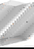 Mexen Lunar-B L cabină de duș batantă dreapta 85 x 80 cm, transparentă, cupru periat - 832L-085-080-65-00-P