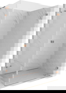 Mexen Lunar-B L cabină de duș cu deschidere dreapta 90 x 80 cm, transparent, cupru periat - 832L-090-080-65-00-P