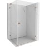 Mexen Lunar-B L cabină de duș cu deschidere dreapta 95 x 80 cm, transparent, cupru periat - 832L-095-080-65-00-P