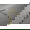 Mexen Lunar L paravan cadă cu 2 panouri stânga 80 x 150 cm, transparent, auriu - 897L-080-100-50-00-L